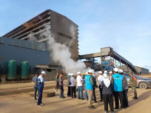 KAWASAN industri PT Kalimantan Ferro Industri (KFI) yang terletak di kelurahan Pendingin, Kecamatan Sanga-Sanga, Kabupaten Kutai Kartanegara. (ISTIMEWA)