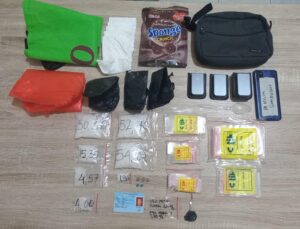 BARANG Bukti narkoba yang diamankan tim Serigala Utara Polsek Sungai Pinang, Minggu (22/9/2024. (ISTIMEWA)