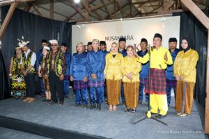 KEMERIAHAN Perayaan Ritual Adat Kutai Pelas Benua di Nusantara, Minggu 20 Oktober 2024. (HUMAS OIKN)