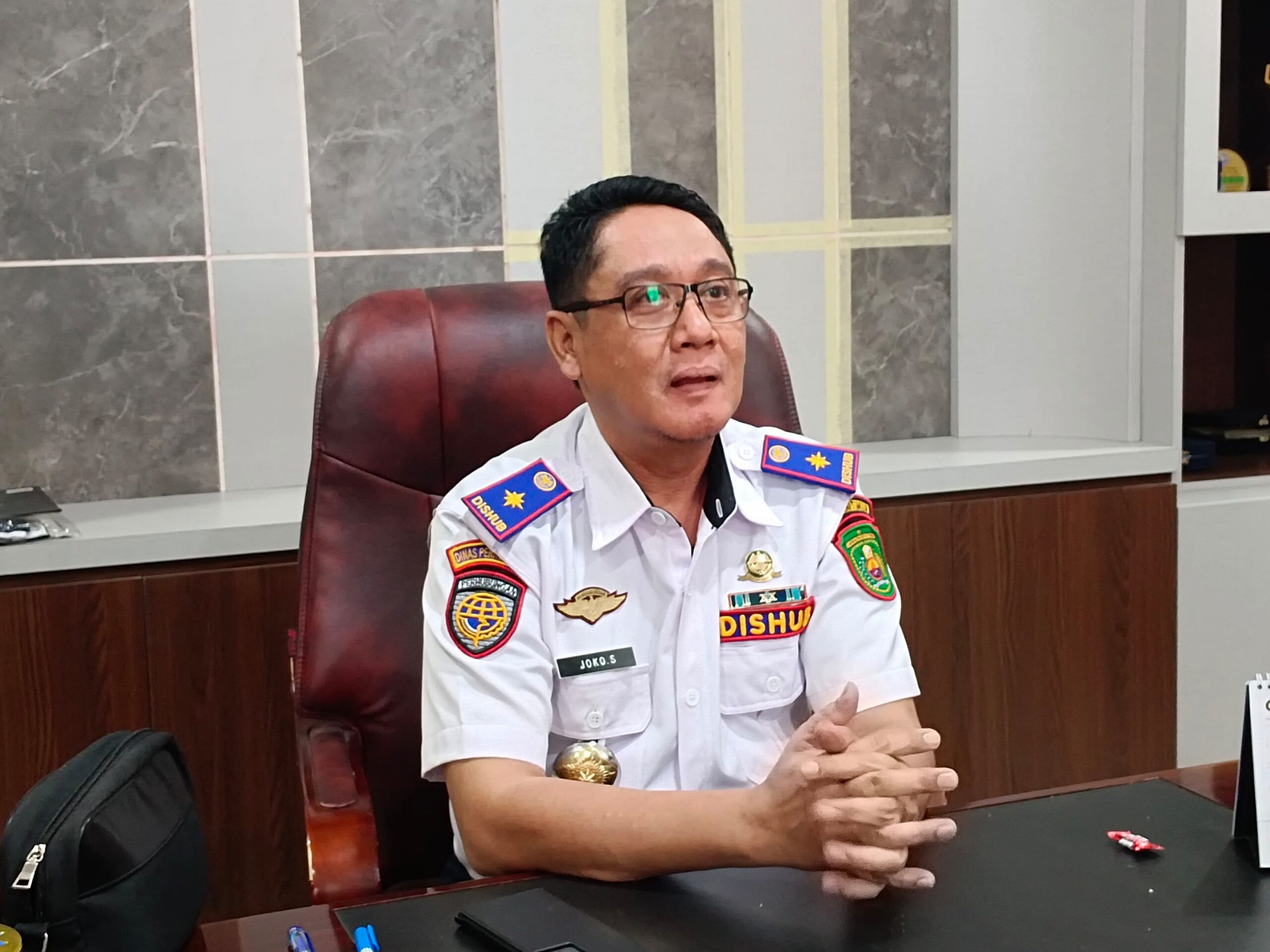 Kepala Dishub Kutai Timur Joko Suripto.