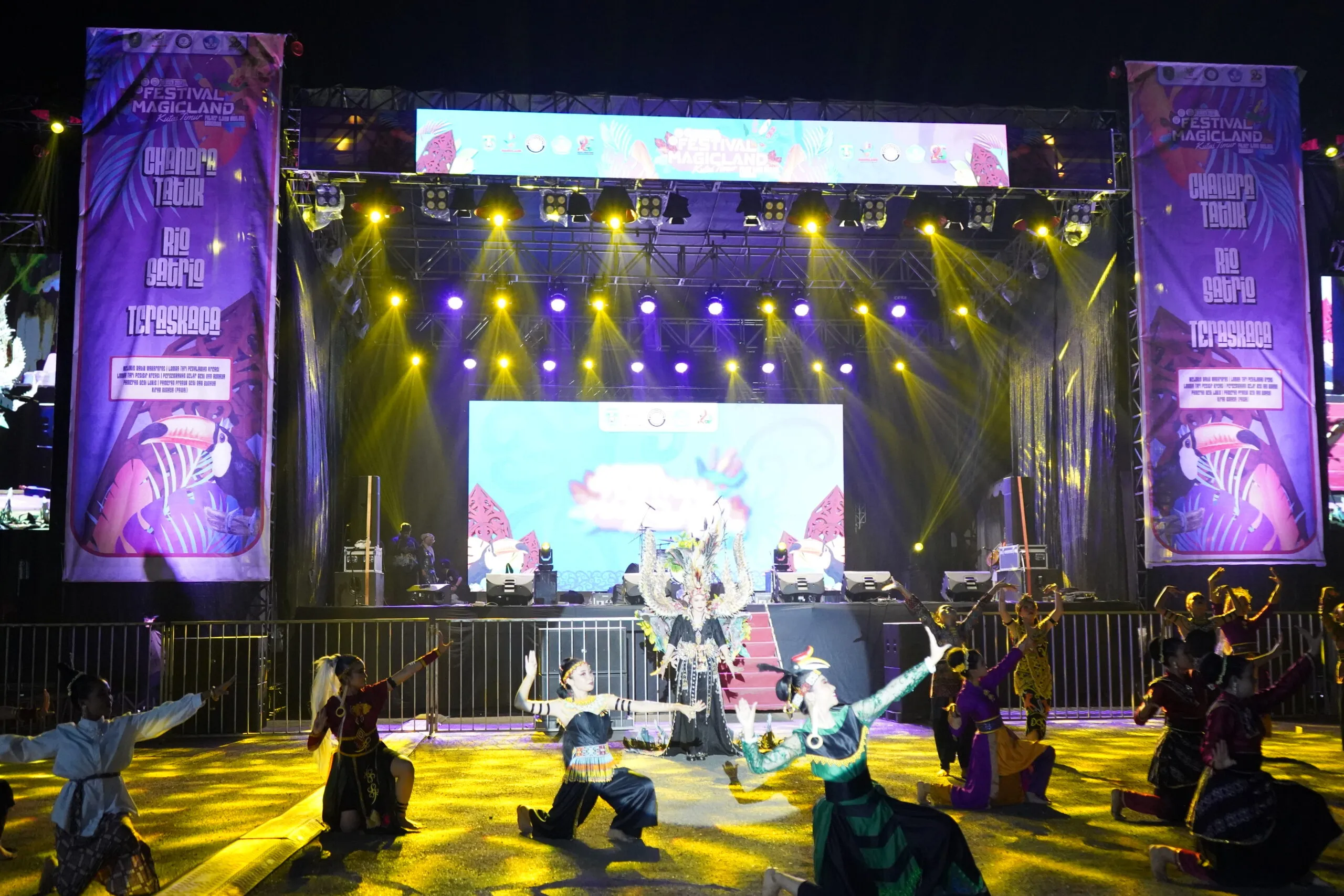 Ket foto: Festival Magic Land yang berlangsung pada Selasa (29/10/2024) di Polder Ilham Maulana. (Ist)