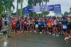 Hujan Jadi Saksi: Kota Raja Run 2024, Pencetak Prestasi Olahraga dan Penggerak Ekonomi Kukar