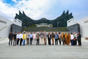 TIM Kedutaan Besar Finlandia ketika menyambangi kawasan IKN Selasa (14/1/2025).