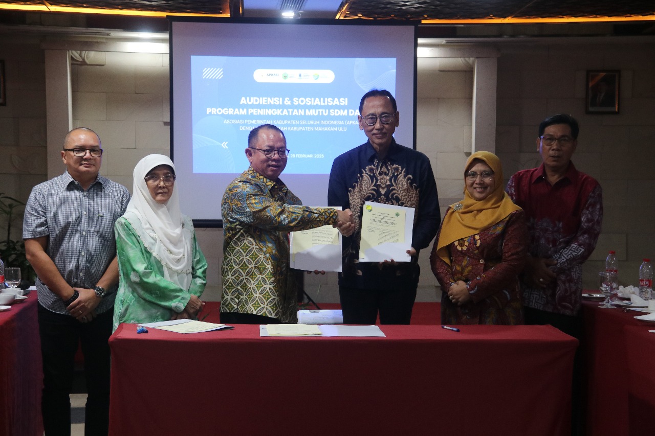 Caption foto: Pemkam Mahulu menjalin kerja sama strategis dengan APKASI. (Ist)