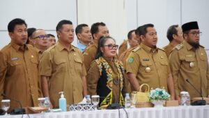 WENEFRIDA Kayang berpartisipasi dalam Musrembang Kaltim 2025-2029 mewakili Bupati Mahulu.