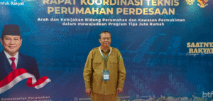 ASISTEN I Mahulu Drg Agustinus Teguh ketika menghadiri Rakornis Perumahan Perdesaan di Jakarta.