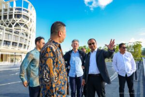 ROMBONGAN Duta Besar Republik Rakyat Tiongkok ketika menyambangin kawasan Ibukota Nusantara.