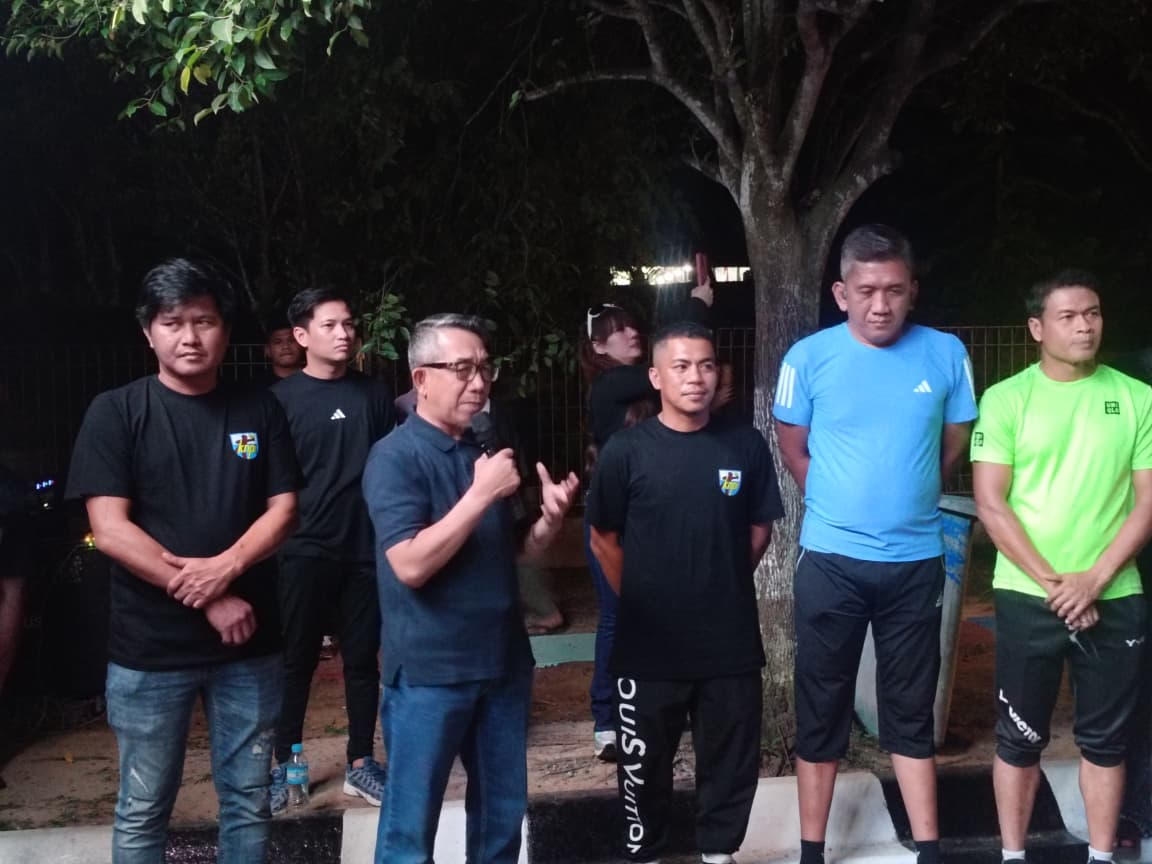 Bupati Kutim, Ardiansyah membuka kegiatan Fun Run KNPI 2025. (IST)