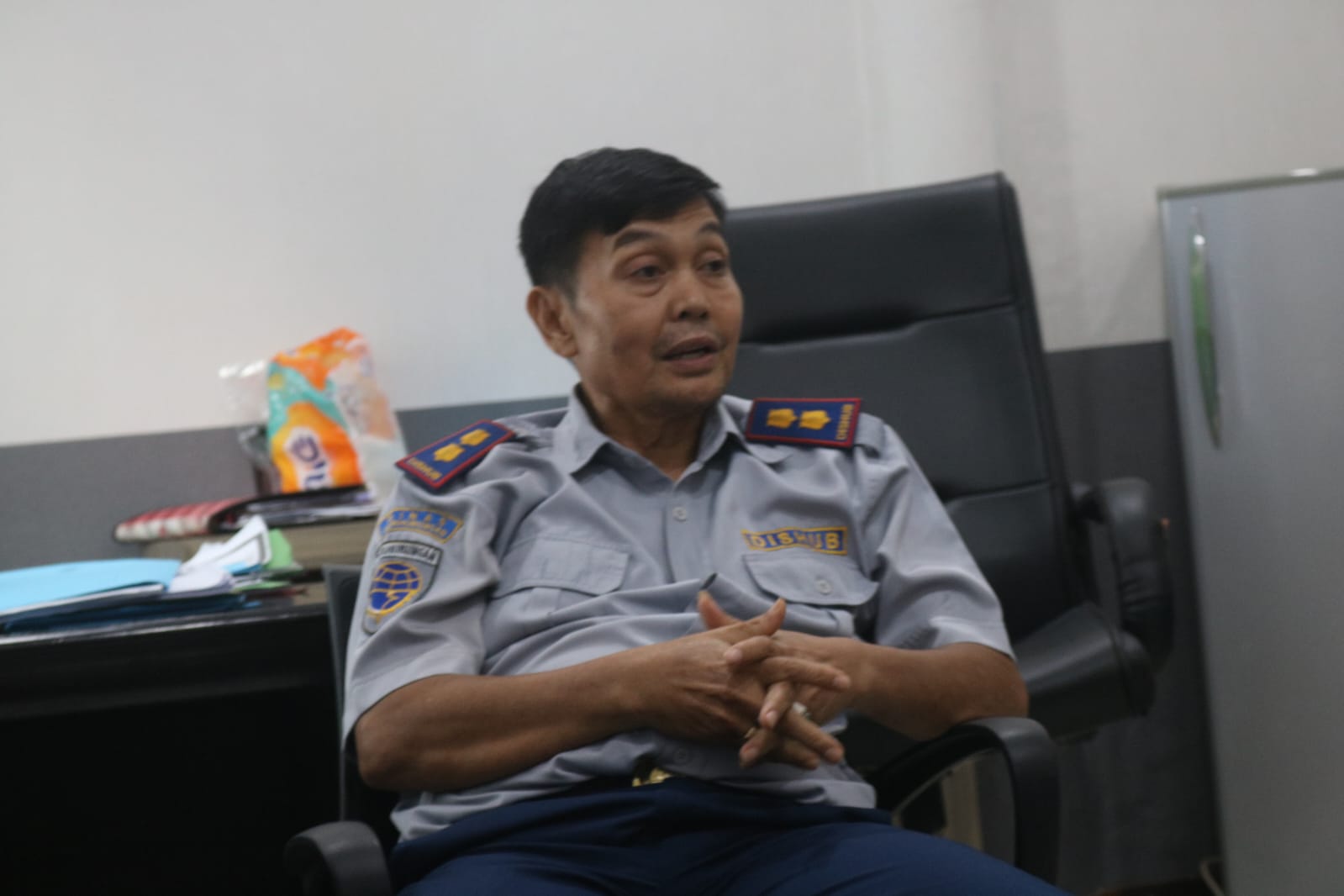 KEPALA Bidang LLAJ Dishub Kutim, Abdul Muis.