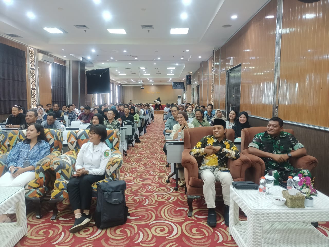 KEGIATAN pelatihan pengurus Koperasi Desa/Kelurahan Merah Putih di Hotel Royal Victoria, Sangatta.