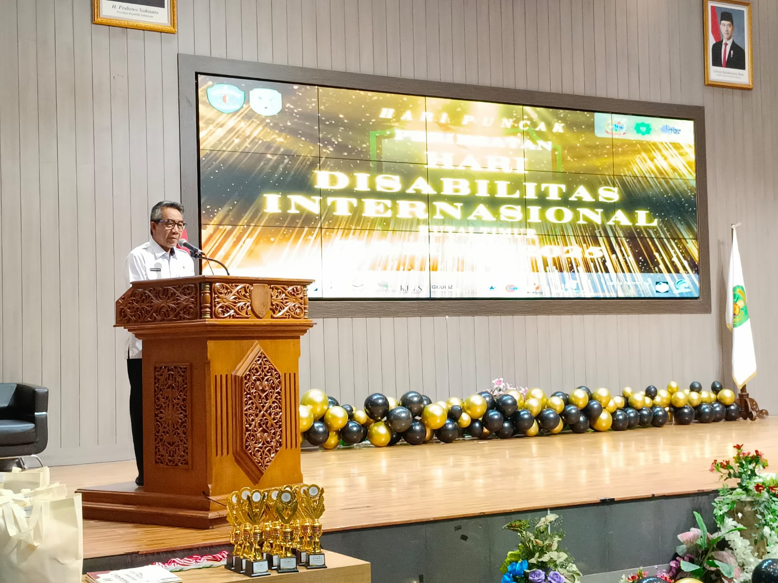 Bupati Kutim, Ardiansyah Sulaiman saat menyampaikan sambutan. (Istimewa)